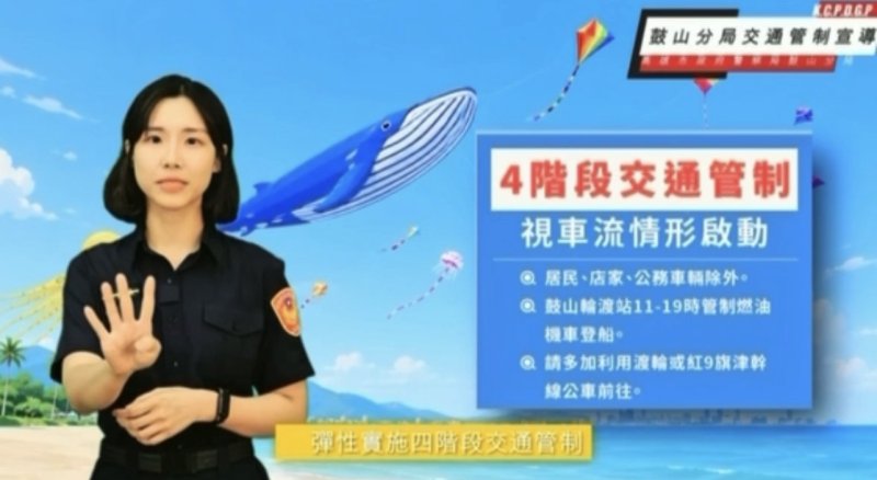 港灣新聞網/旗津風箏節追風不塞車!鼓山警公布四階段交管 進島前一定要看