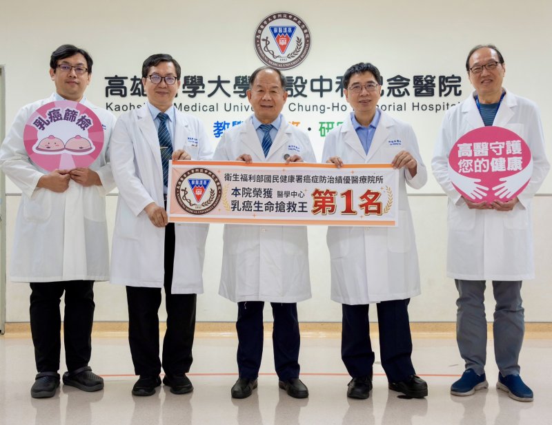 港灣新聞網 / 高醫奪「乳癌生命搶救王」!醫學中心組篩檢第一 近萬人受檢、172例確診及早治療