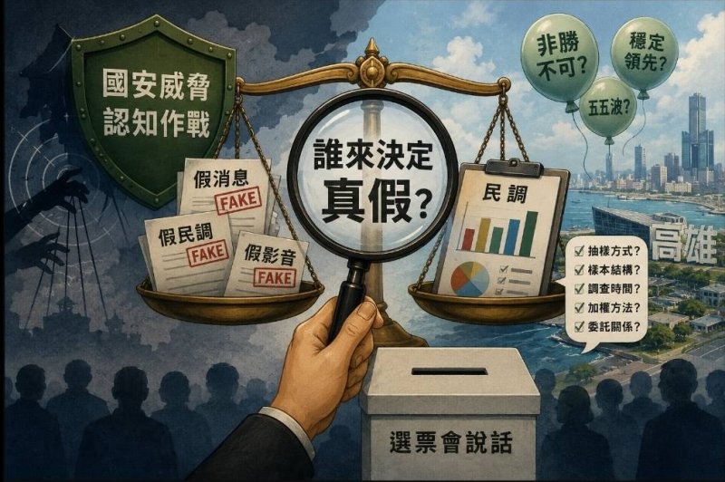 港灣新聞網 高思安專欄 / 高雄非勝不可,民調也非贏不可?
