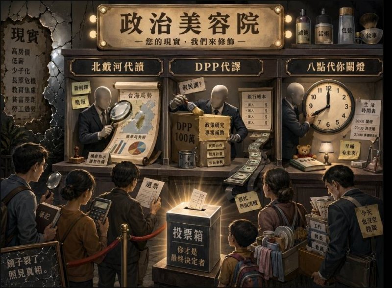 港灣新聞網 高思安專欄 /政府什麼都替你想好了,只差替你投票?